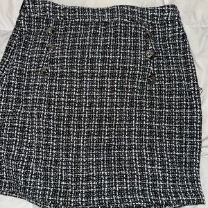 SHEIN tweed skirt